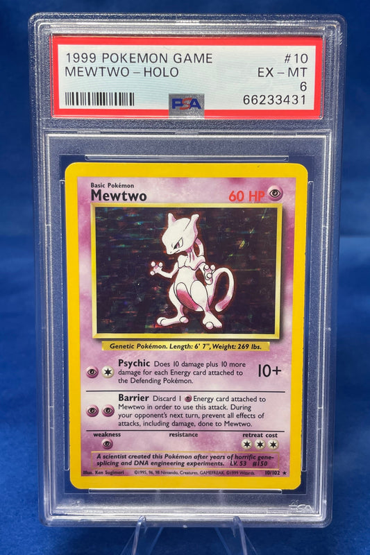 Mewtwo 10/102: Base Set Holo