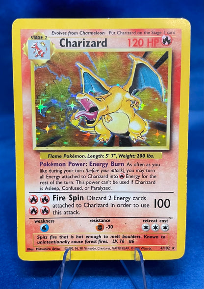 Charizard 4/102: Base Set Holo