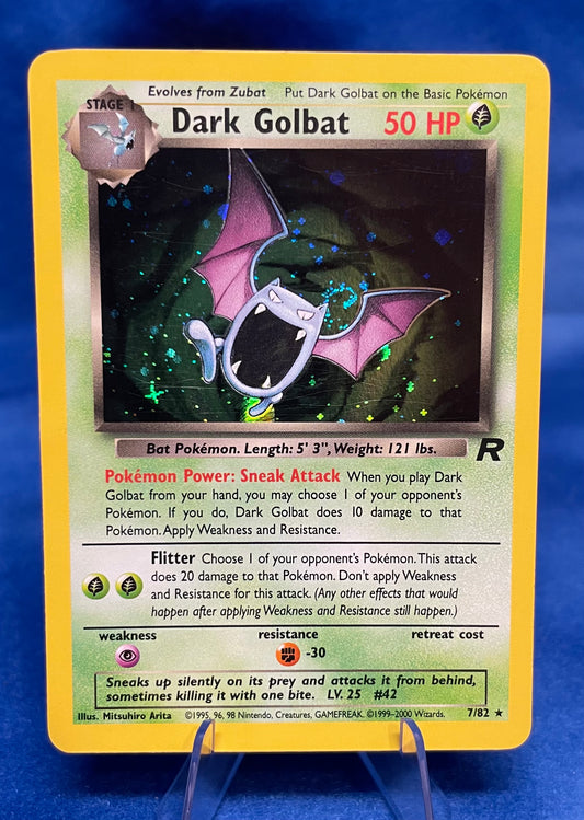 Dark Golbat 7/82: Team Rocket Holo