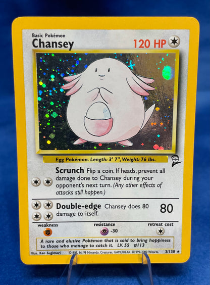 Chansey 3/130: Base Set 2